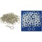 Nickel Plated Key Chain Rings w/ Chain & Silver Plated Open Jump Rings 200 Pcs